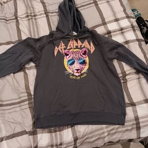 Def Leppard Kids Gray Hoodie